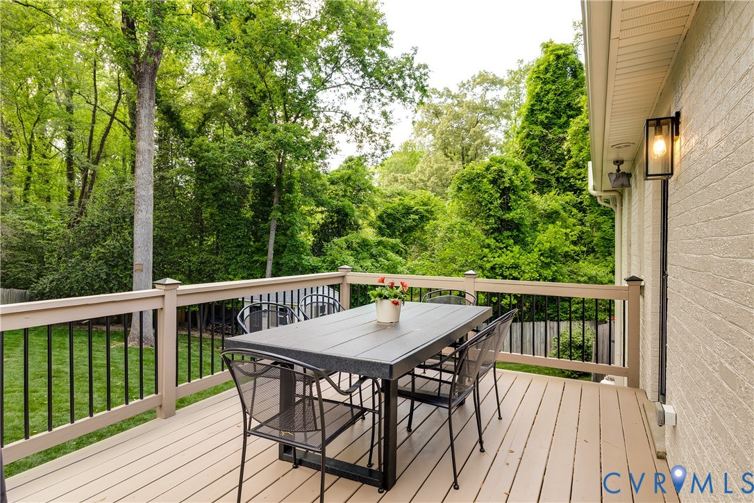 3630 Wakefield Road Richmond, VA 23235 - Photo 42 of 46 Step onto the new deck overlooking the lush backya