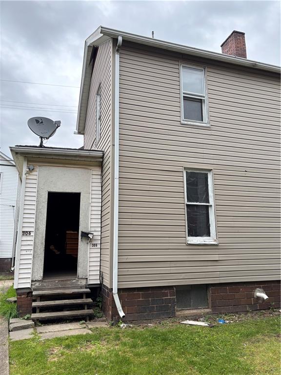 306 Park Road Ambridge, PA 15003 - Photo 24 of 43 a view of front door and small yard