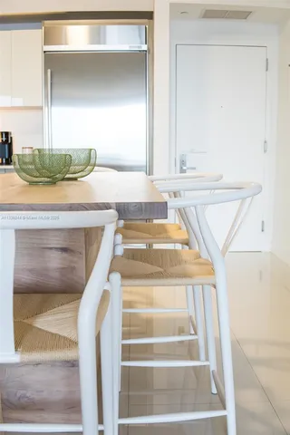 a view of staircase with white walls