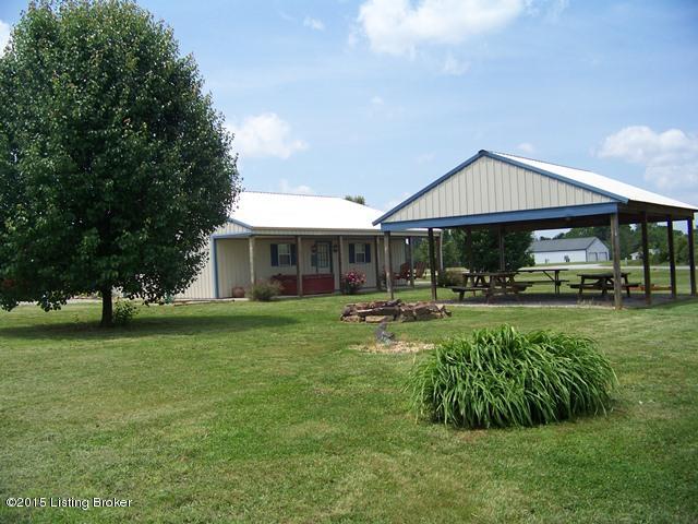 209 Dream Land Road Clarkson, KY 42726 - Photo 20 of 35 pole barn and sitting area