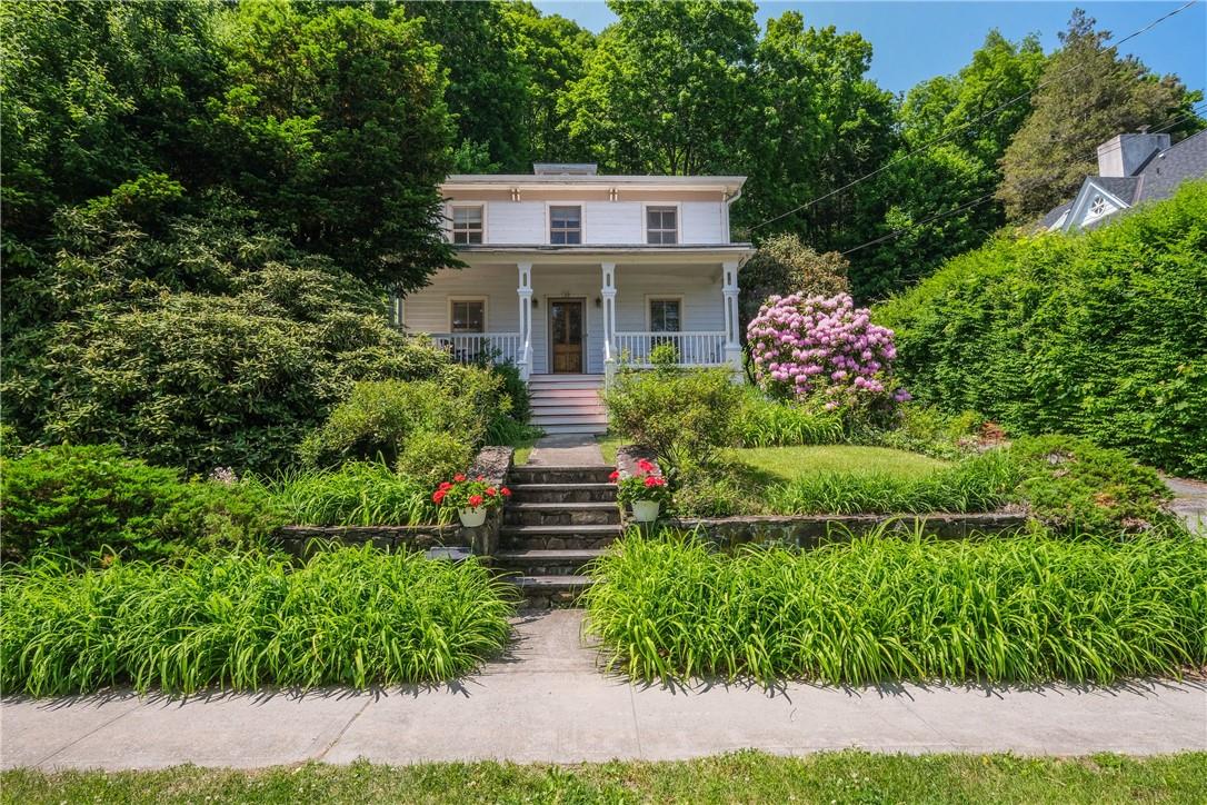 99 Edgemont Road Katonah, NY 10536 - Photo 1 of 1 Katonah: Rocking Chair Front Porch Colonial with sidewalks to Katonah Hamlet
