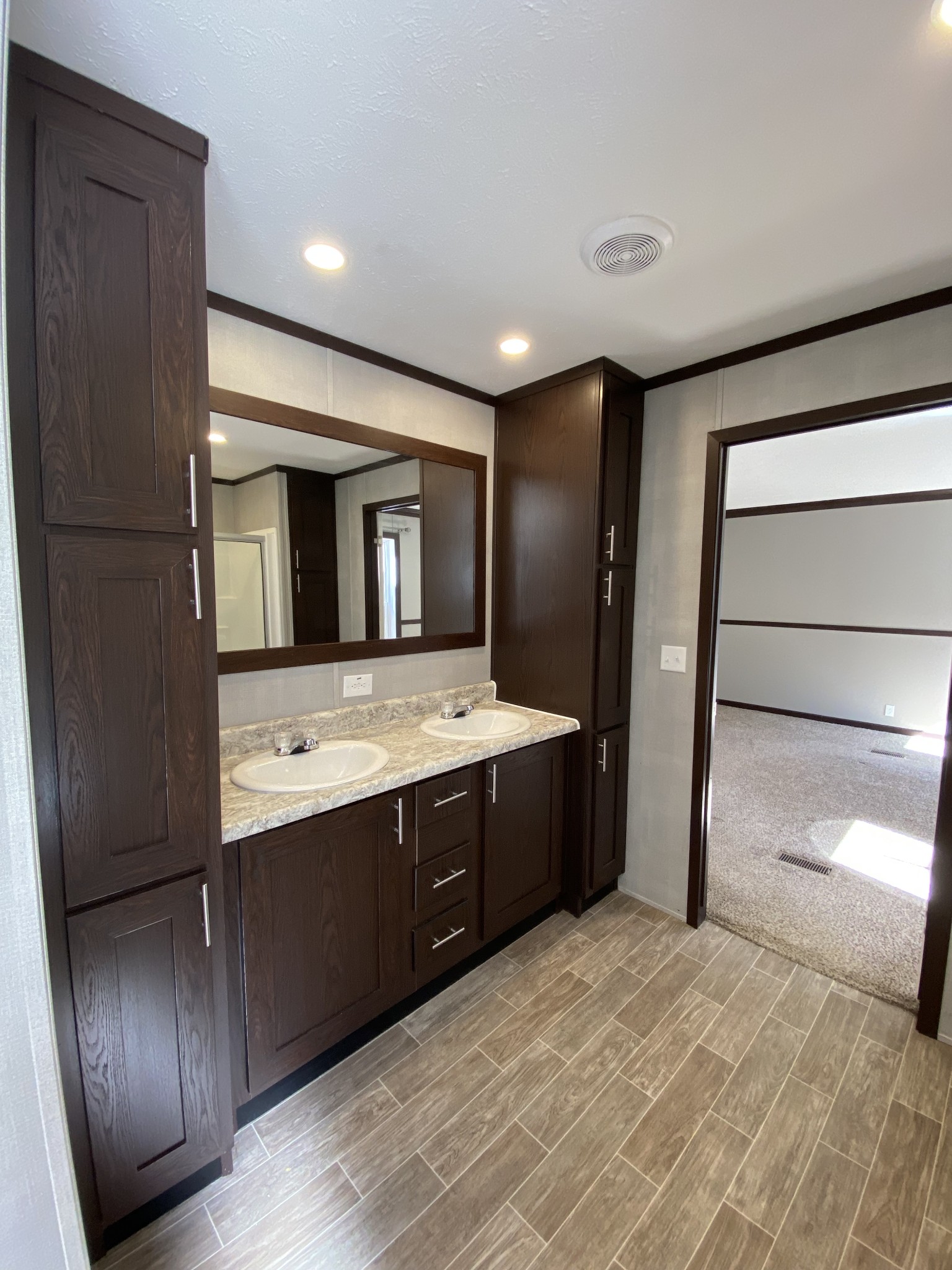 371 Cortner Road Normandy, TN 37360 - Photo 35 of 36 a large bathroom with a sink and mirror