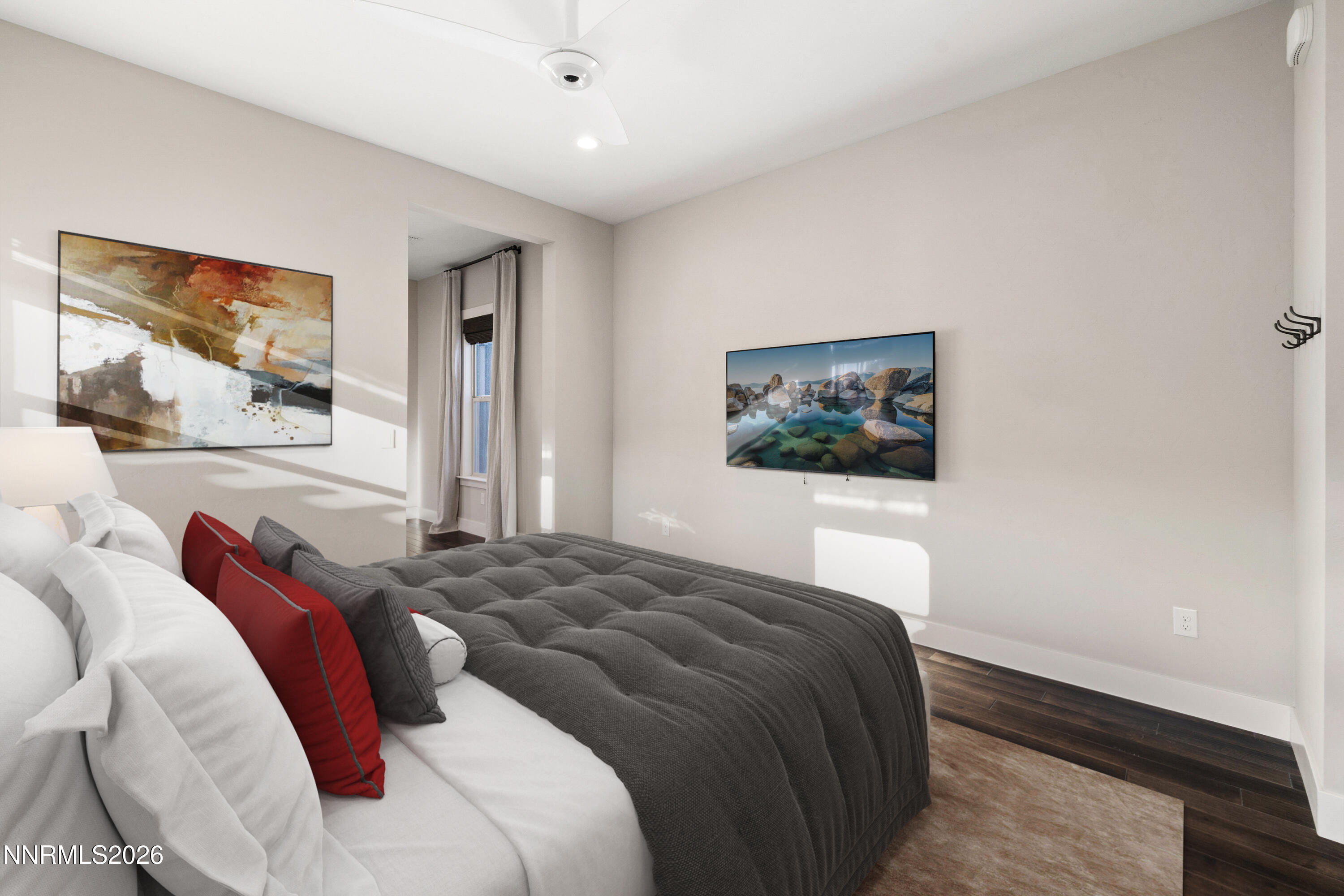 2223 Hillsborough Street Reno, NV 89523 - Photo 24 of 41 a bedroom with a bed and a painting on the wall