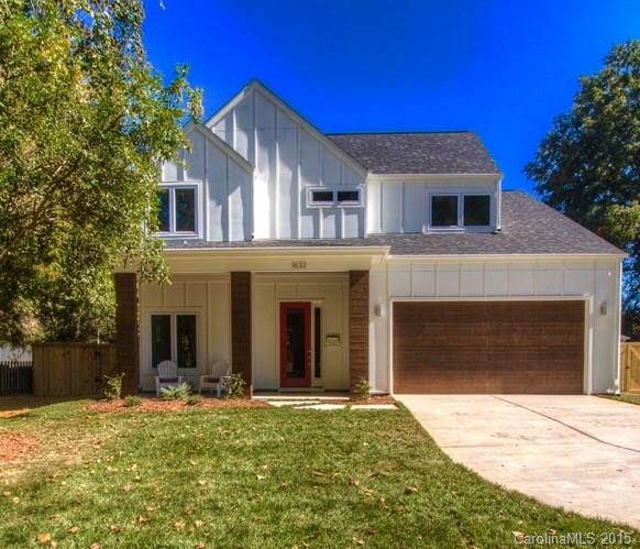 1632 Longfellow Street Charlotte, NC 28205 - Photo 1 of 24 a front view of a house with yard