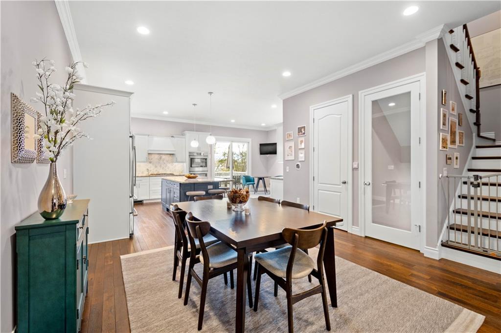 225 Meridan Street Pittsburgh, PA 15211 - Photo 5 of 25 a view of a dining room with furniture and wooden floor