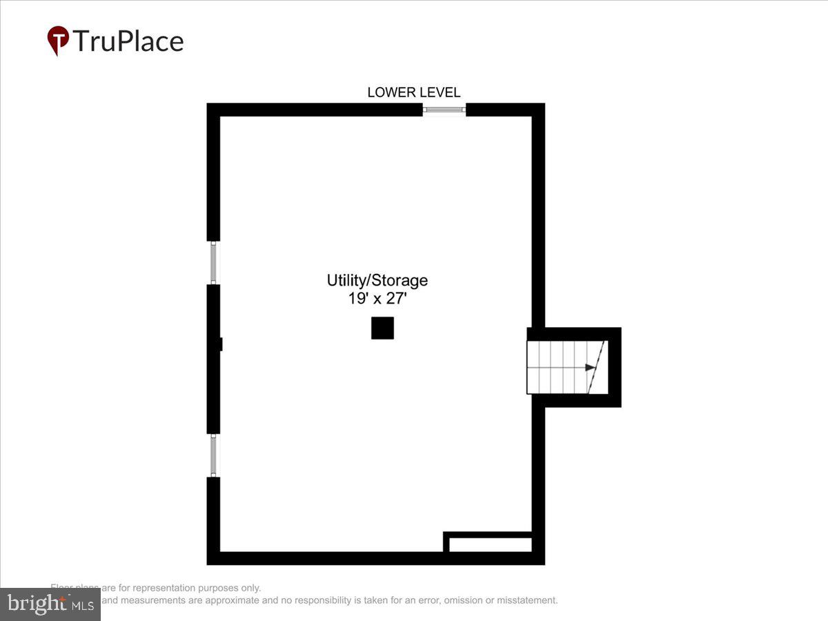 10701 Brunswick Avenue Silver Spring, MD 20902 - Photo 50 of 50 Lower Level Two Level Floor Plan