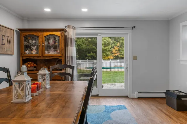 a very nice looking room with a large window