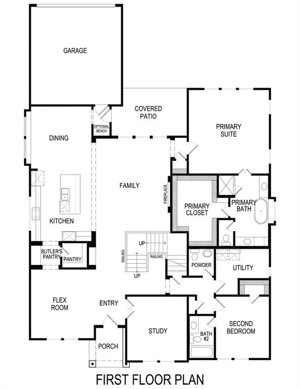 413 Tower Street DeSoto, TX 75115 - Photo 3 of 4 First Floor Plan