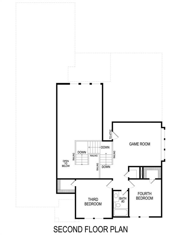 413 Tower Street DeSoto, TX 75115 - Photo 4 of 4 Second Floor Plan