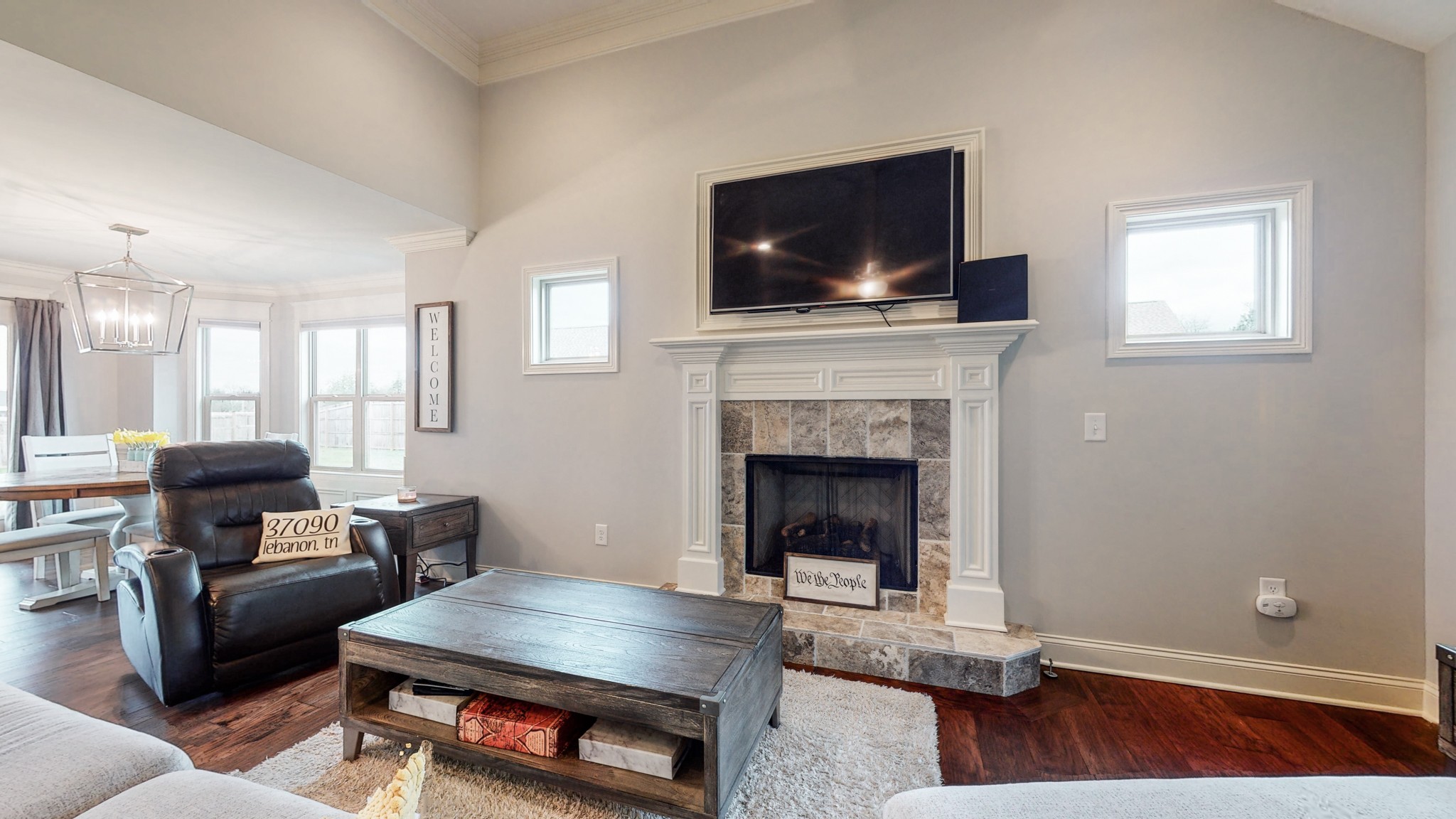 6620 Murfreesboro Road Lebanon, TN 37090 - Photo 3 of 55 a living room with furniture and a fireplace