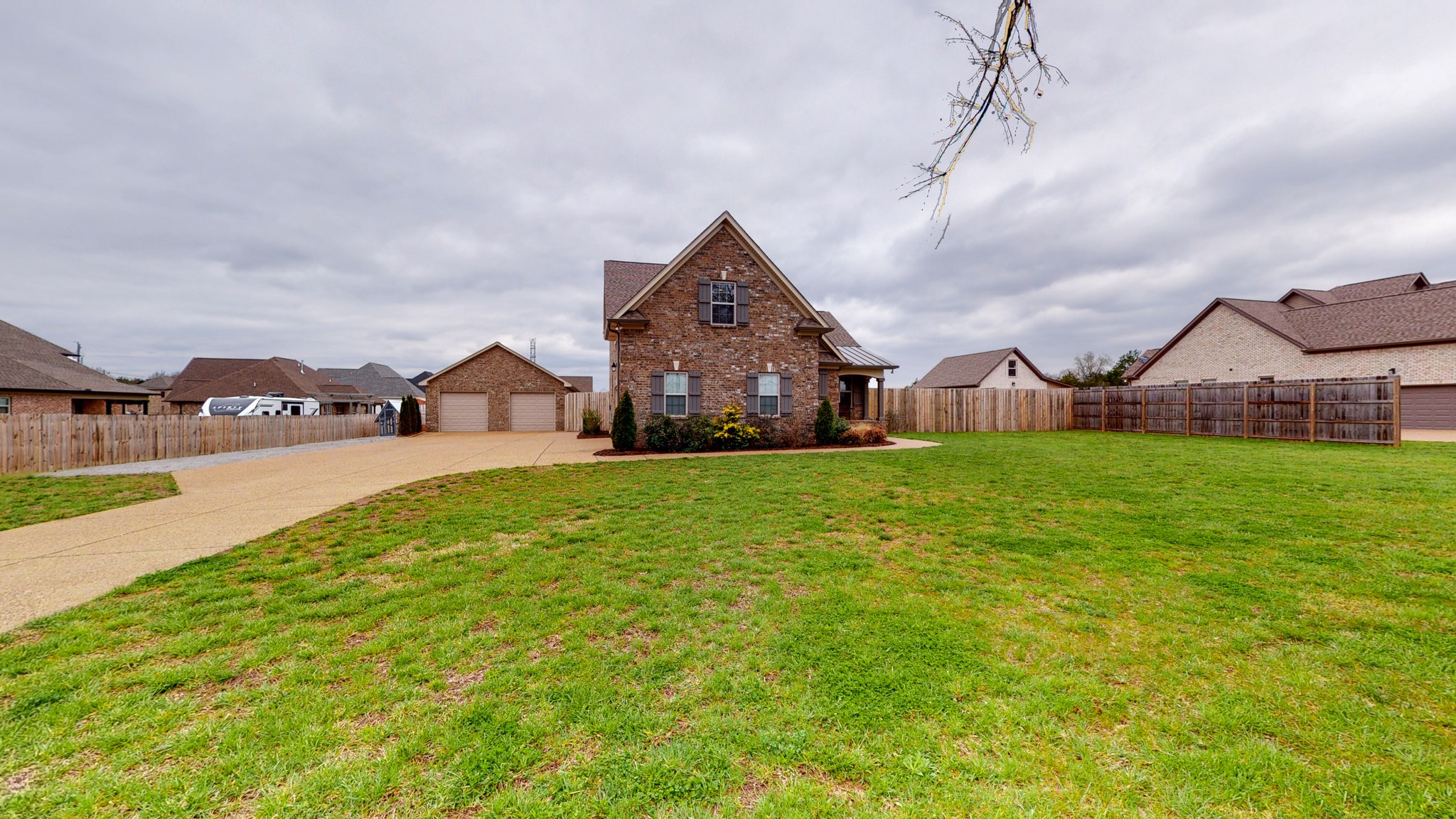 6620 Murfreesboro Road Lebanon, TN 37090 - Photo 42 of 55 a front view of house with yard and lake view in back
