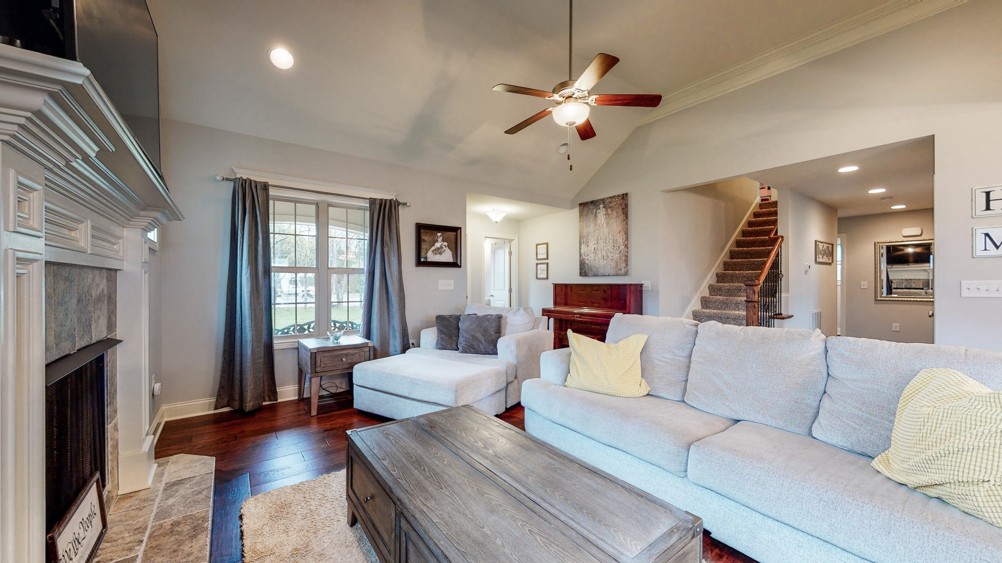6620 Murfreesboro Road Lebanon, TN 37090 - Photo 5 of 55 a living room with furniture and a fireplace