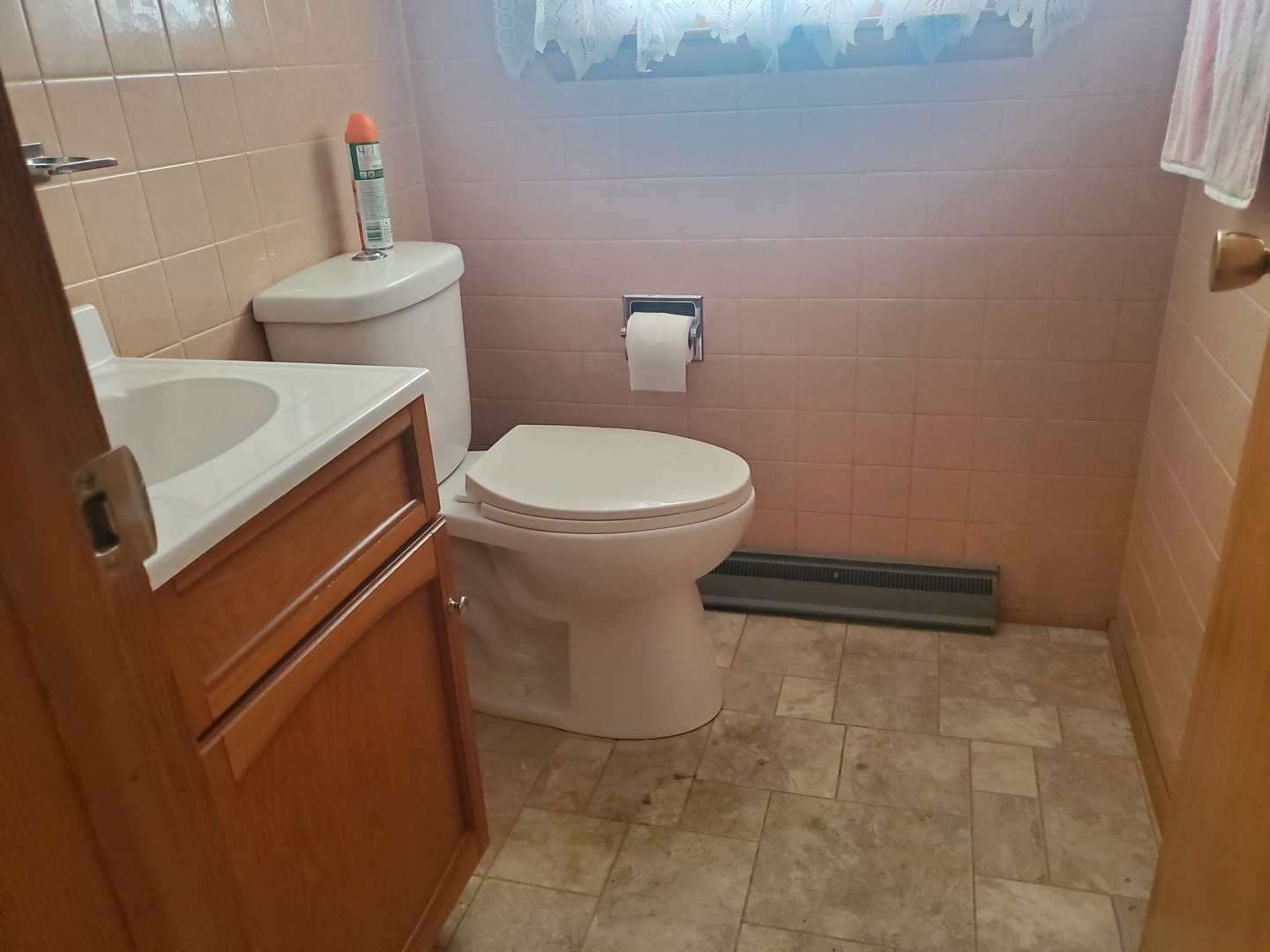 316 North Commerce Street Gilman, IL 60938 - Photo 14 of 26 a bathroom with a toilet and a sink