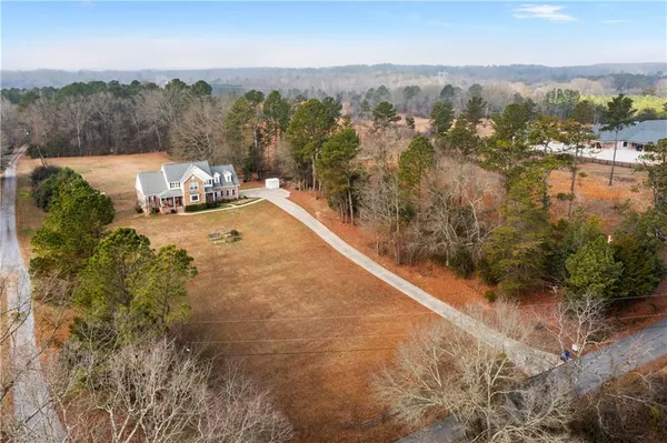 a view of a city from a mountain view