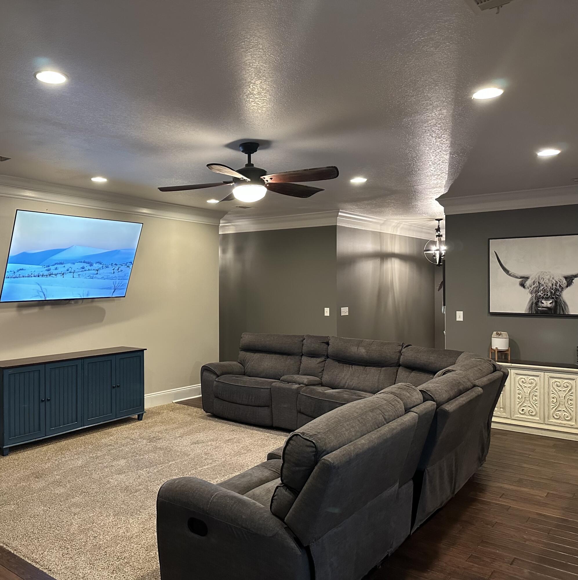 7935 Peacock Road Baker, FL 32531 - Photo 8 of 20 a living room with furniture and a ceiling fan