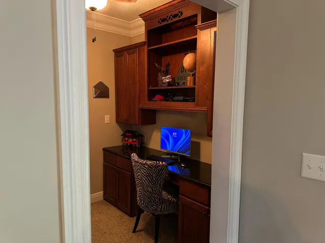 a close view of utility room