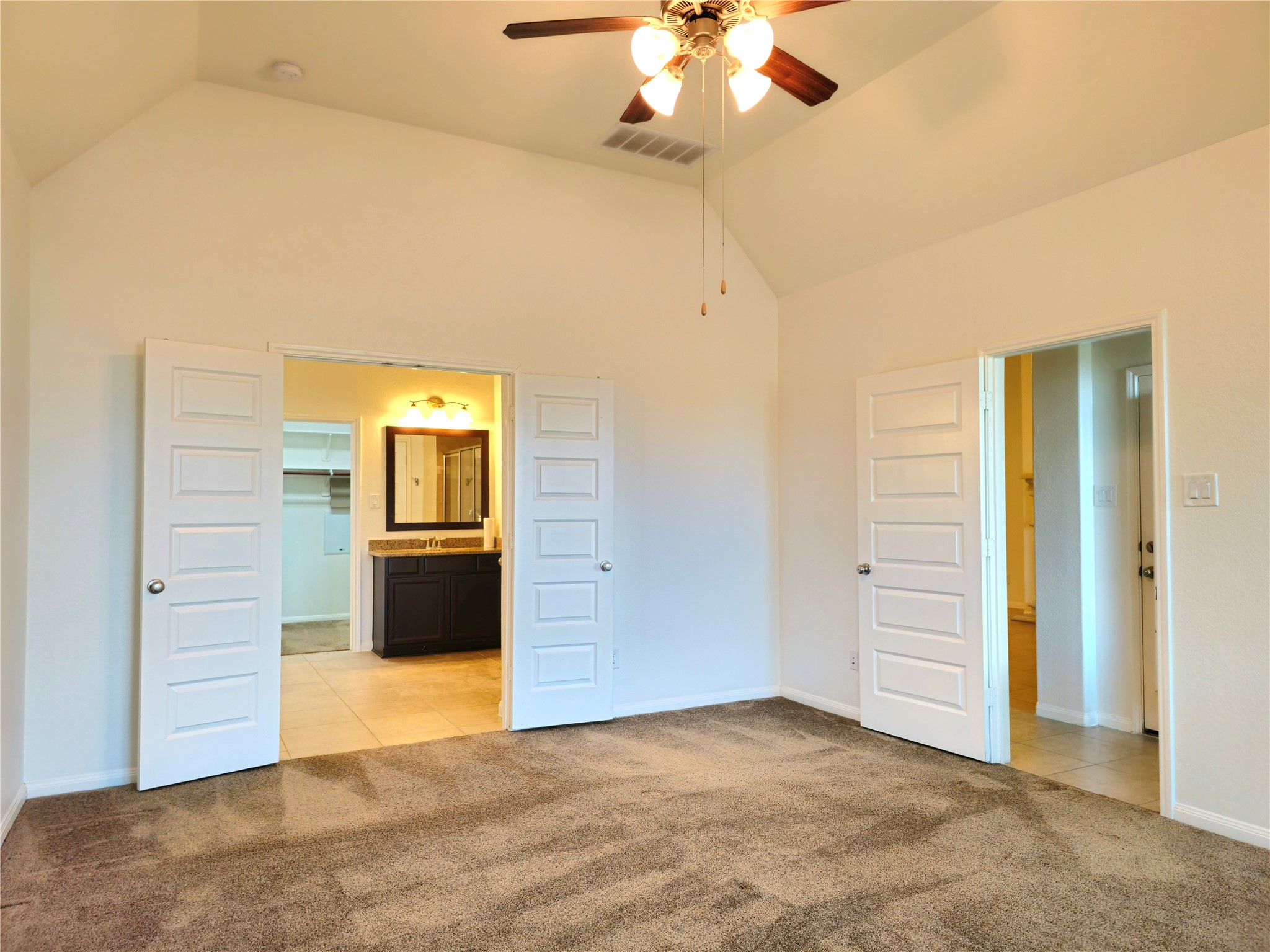 22106 Flashing Ridge Spring, TX 77389 - Photo 28 of 44 wooden floor in an empty room with a bathroom