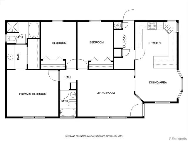 a picture of a floor plan