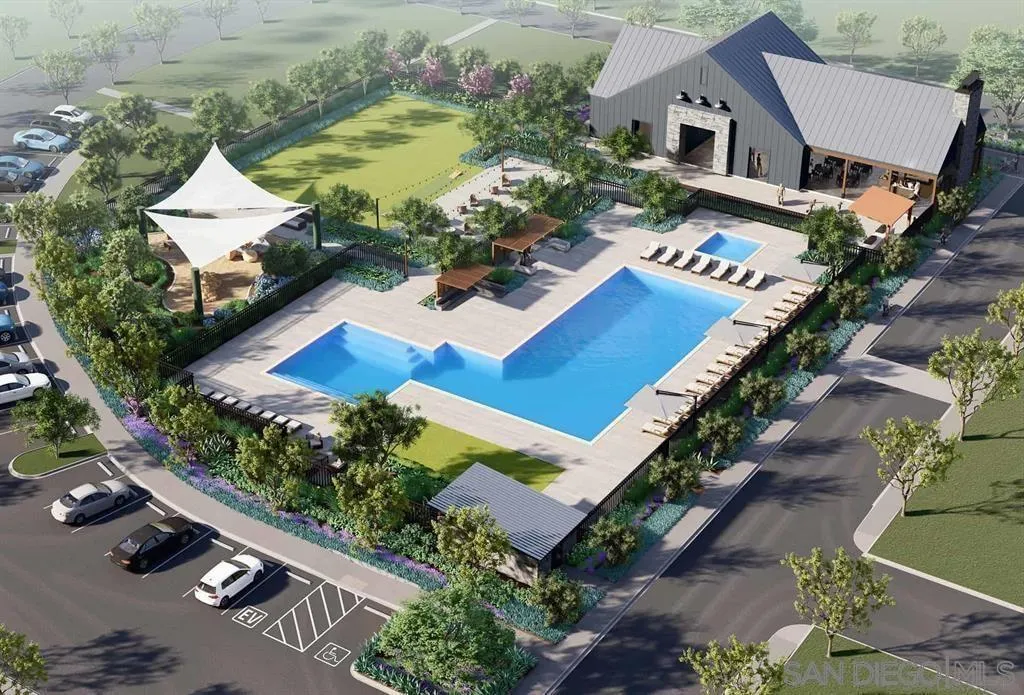 35104 Cooper Place, Unit 106 Fallbrook, CA 92028 - Photo 13 of 13 an aerial view of a house with a garden