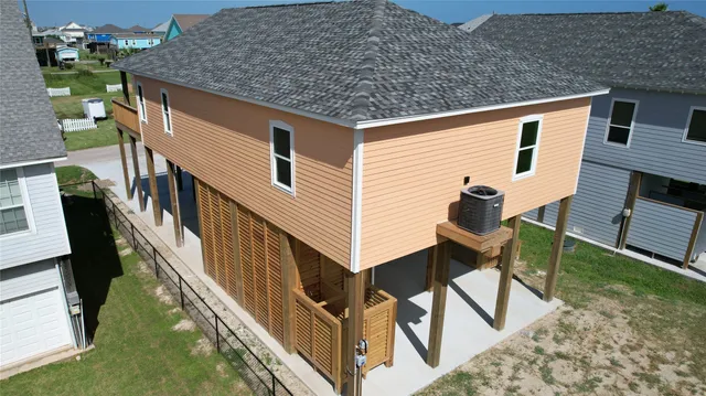 a front view of a building