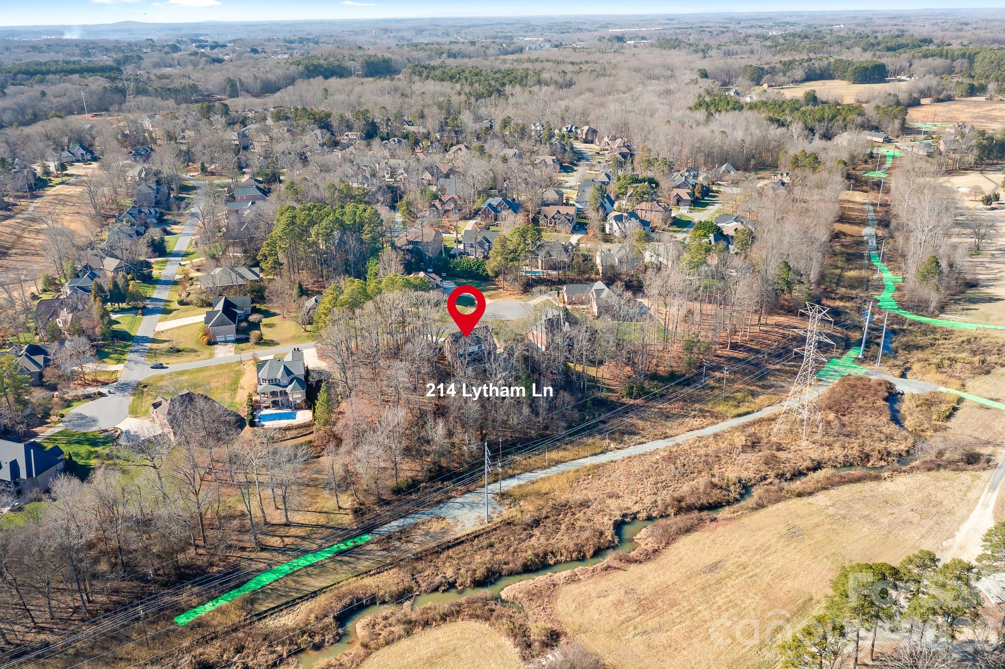 214 Lytham Lane Stanley, NC 28164 - Photo 42 of 46 an aerial view of multiple house