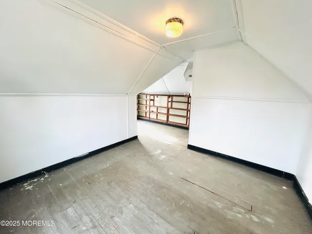 a view of a room with an empty space