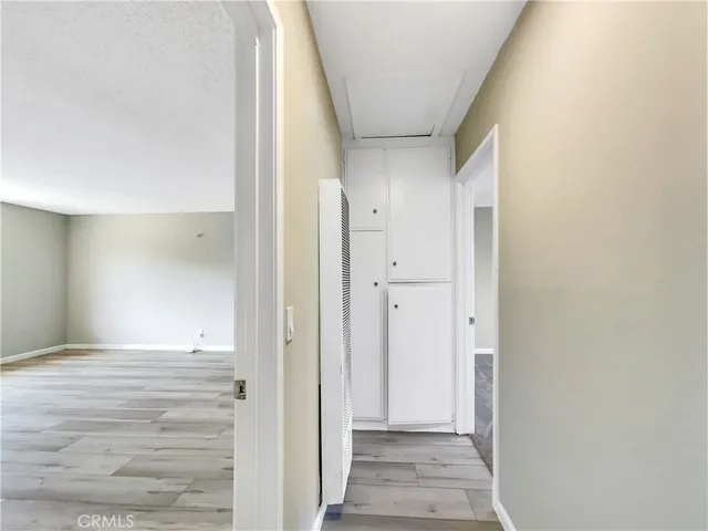 a view of an empty room