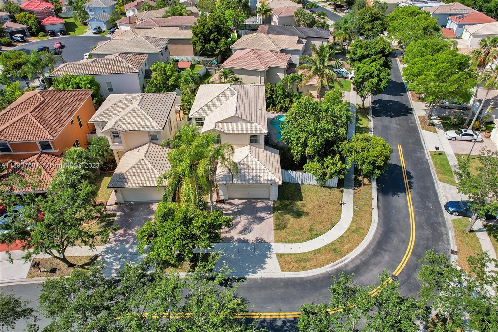 Silver Shores Miramar, FL 33027 - Photo 2 of 30 an aerial view of residential house with outdoor space and swimming pool