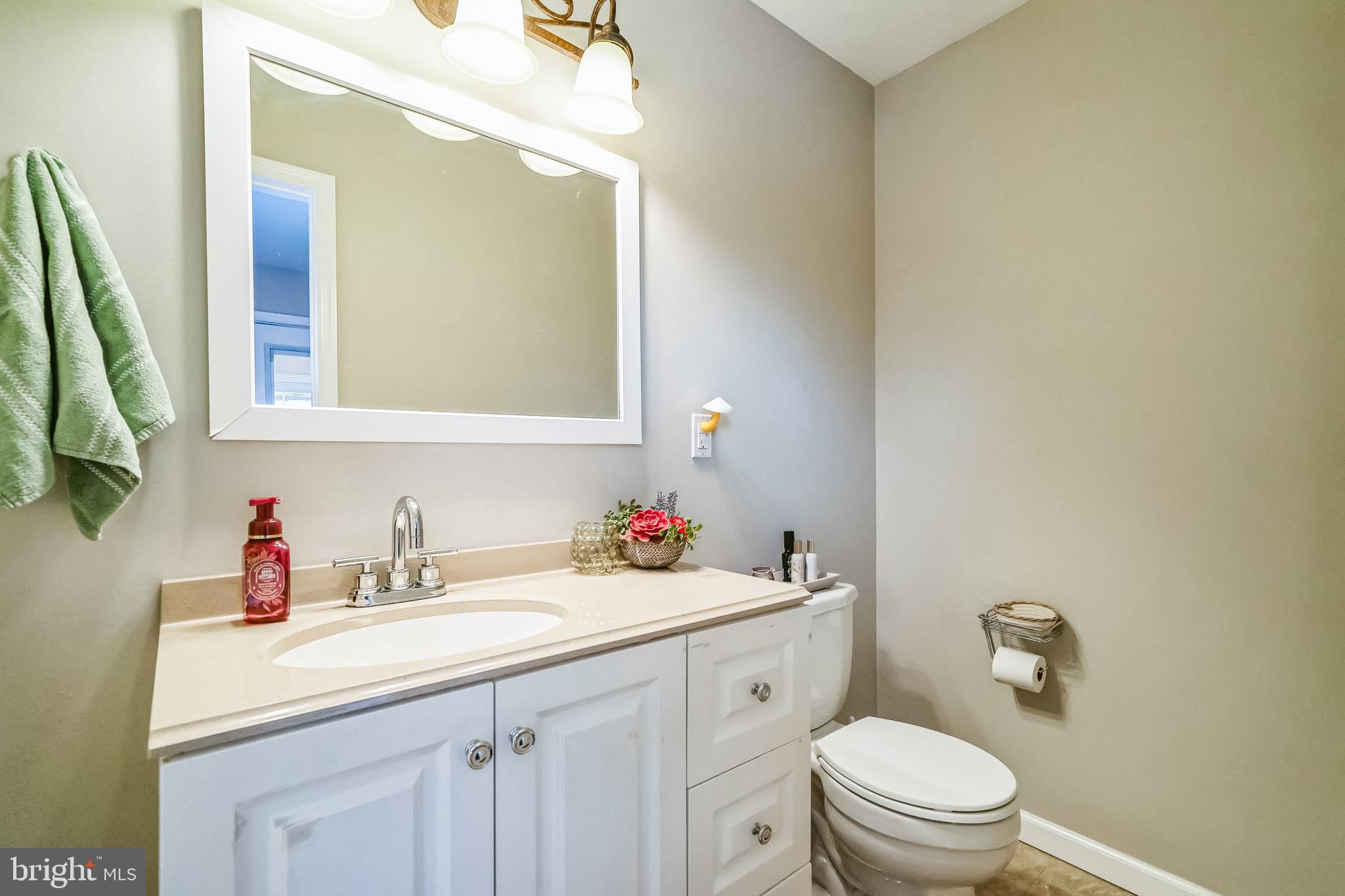 59 Cherry Street Hatfield, PA 19440 - Photo 13 of 30 a bathroom with a sink mirror vanity and toilet
