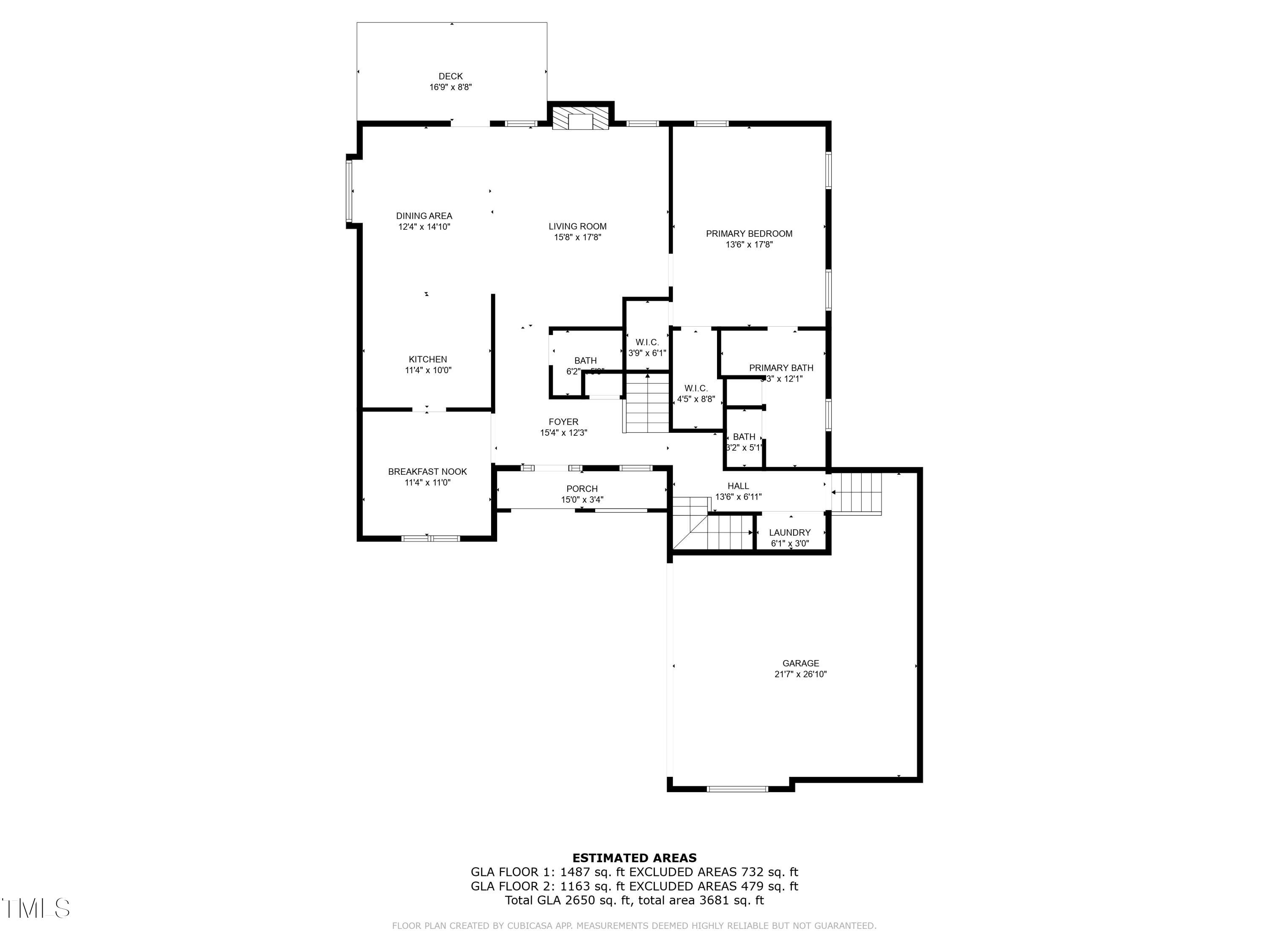 1012 Coram Fields Road Wake Forest, NC 27587 - Photo 36 of 38 a picture of a floor plan