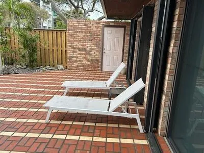 a view of entryway with a front door