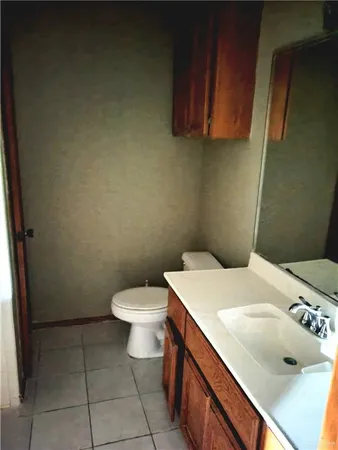a bathroom with a sink and a toilet