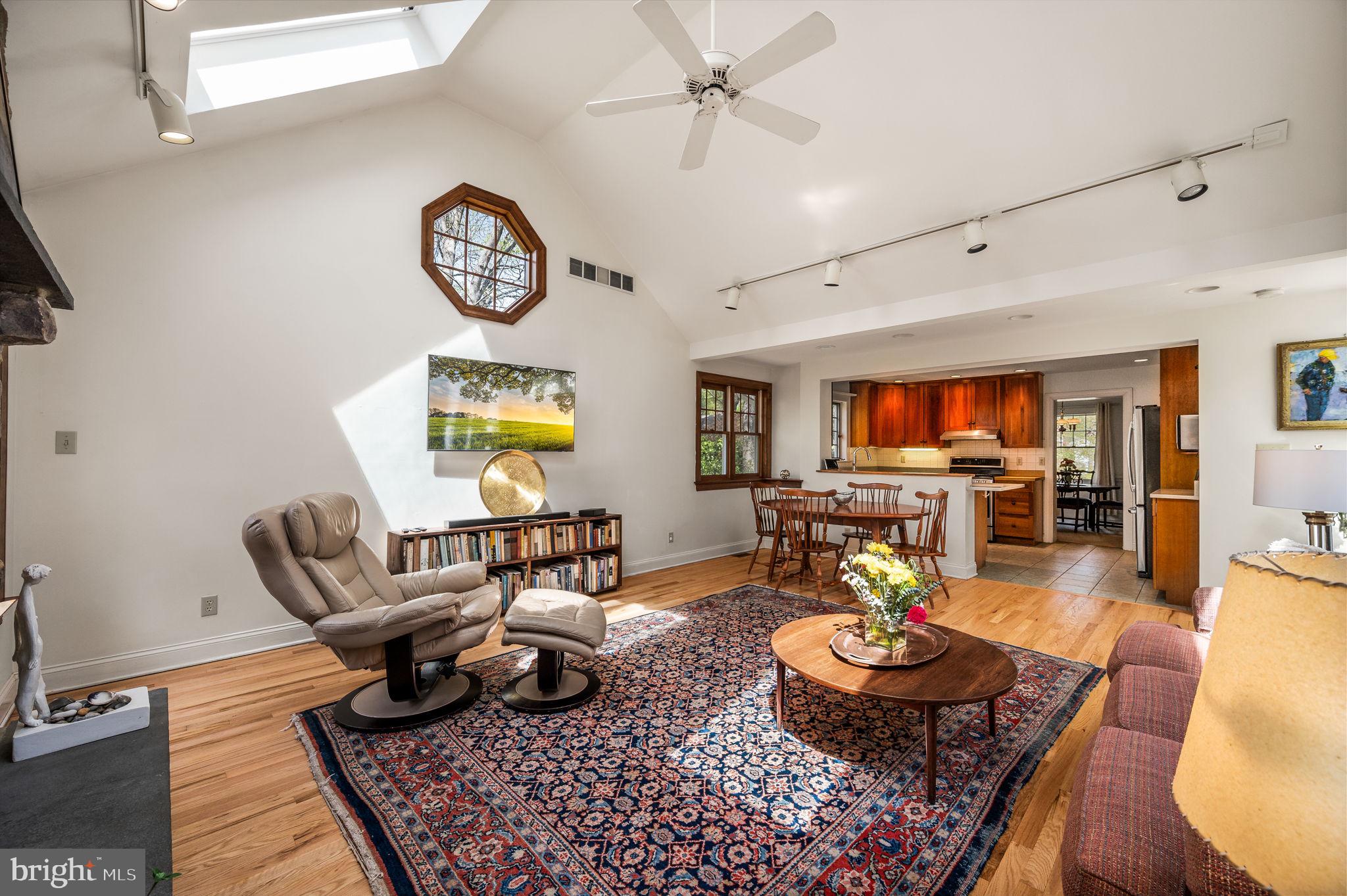 320 Riverview Road Swarthmore, PA 19081 - Photo 14 of 38 a living room with furniture and a clock