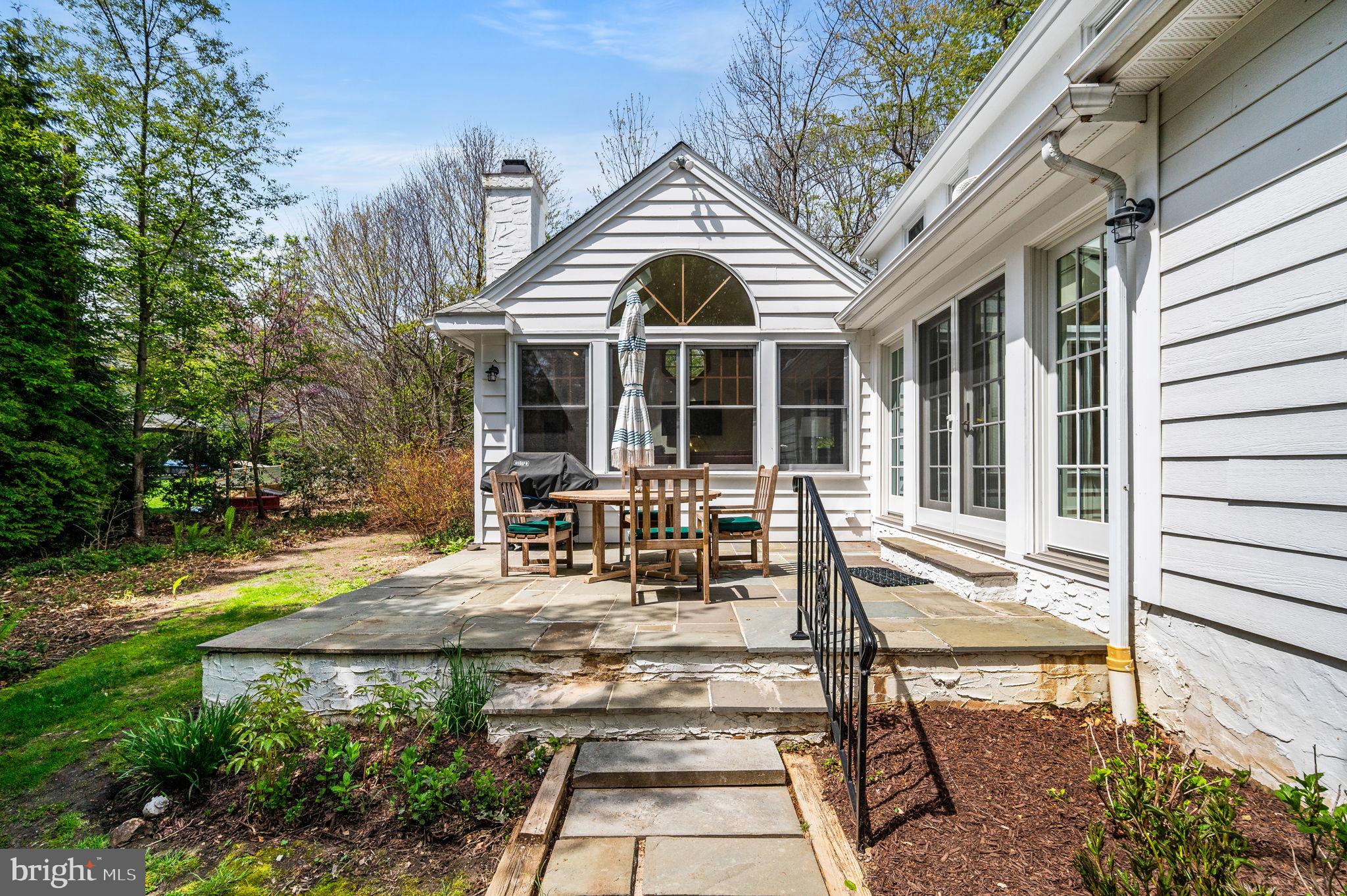 320 Riverview Road Swarthmore, PA 19081 - Photo 27 of 38 a view of a house with backyard porch and sitting area