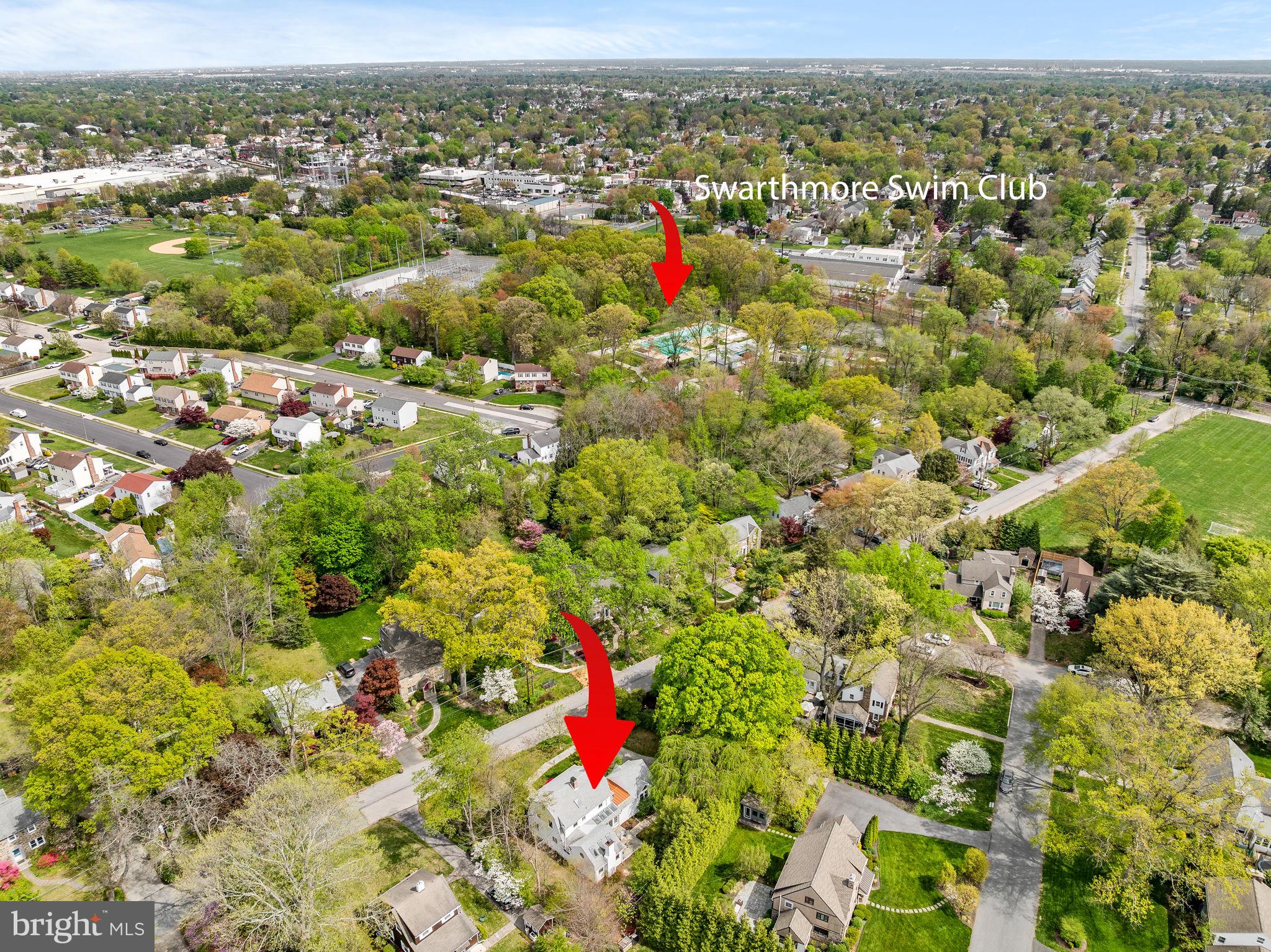 320 Riverview Road Swarthmore, PA 19081 - Photo 31 of 38 view of city and mountain view