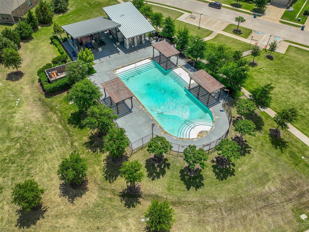3106 Maverick Drive Forney, TX 75126 - Photo 27 of 32 an aerial view of a house with outdoor space