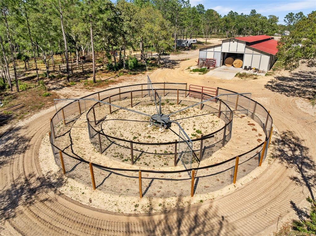 25723 Bareva Road Weeki Wachee, FL 34614 - Photo 6 of 55 swimming pool view with a wooden fence