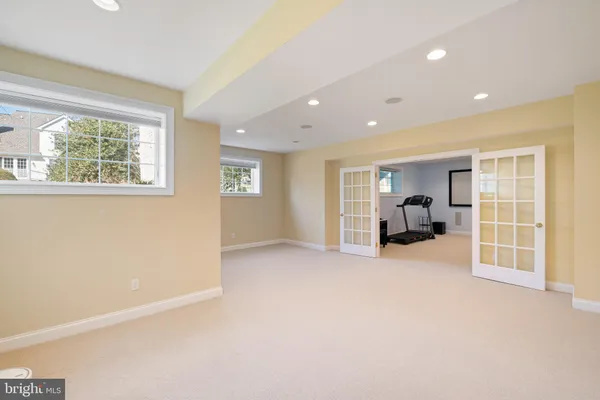 a view of an empty room