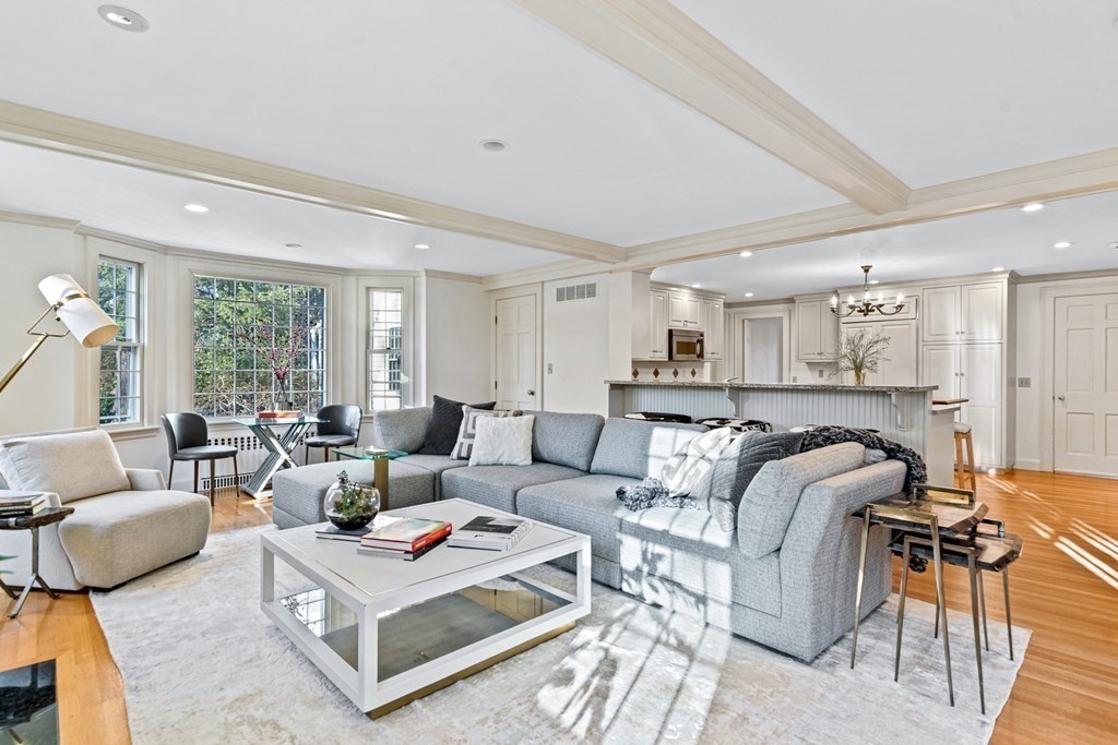 8 Old Farm Road Wellesley, MA 02481 - Photo 4 of 25 a living room with furniture and a large window