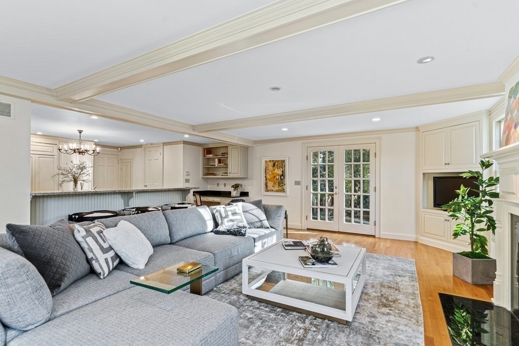 8 Old Farm Road Wellesley, MA 02481 - Photo 7 of 25 a living room with furniture and a potted plant