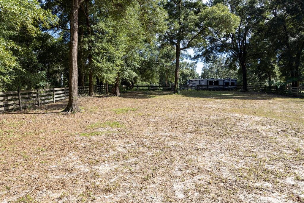 9106 Southwest 124 Street Archer, FL 32618 - Photo 29 of 57 a backyard of a house with trees