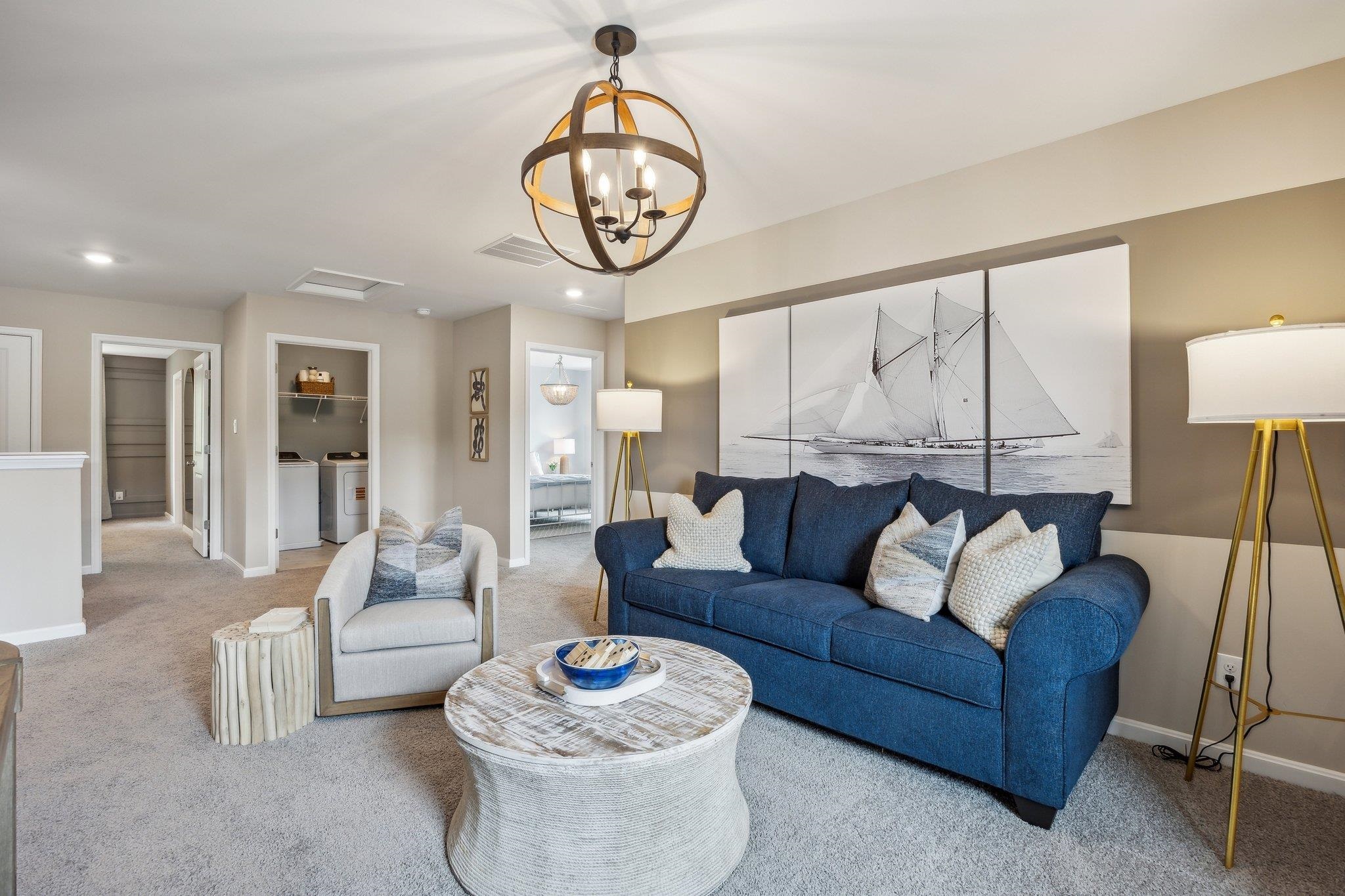 490 Rachel Drive Penn Laird, VA 22846 - Photo 26 of 30 a living room with furniture a rug and a large window