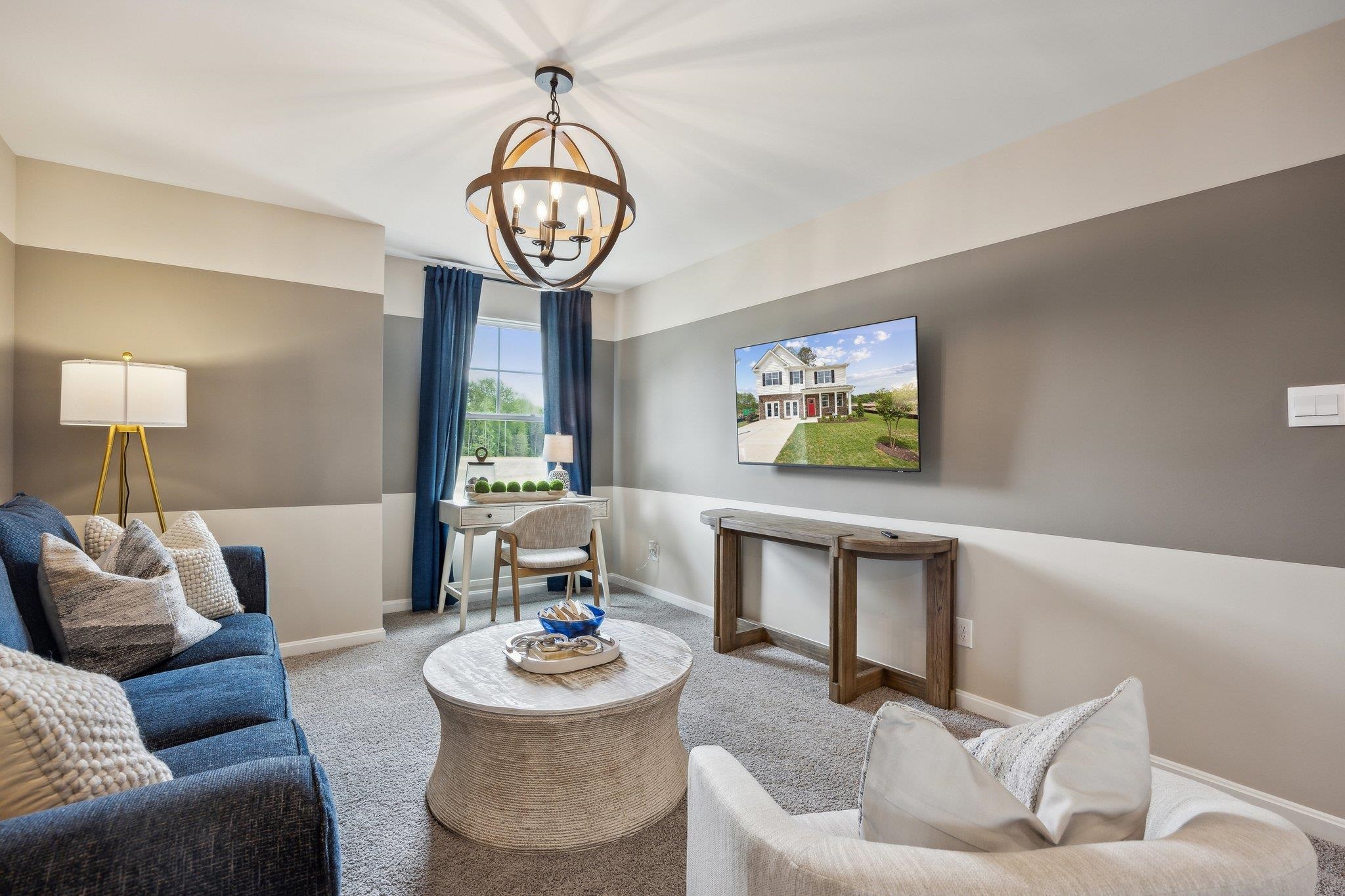 490 Rachel Drive Penn Laird, VA 22846 - Photo 27 of 30 a living room with furniture and a large window