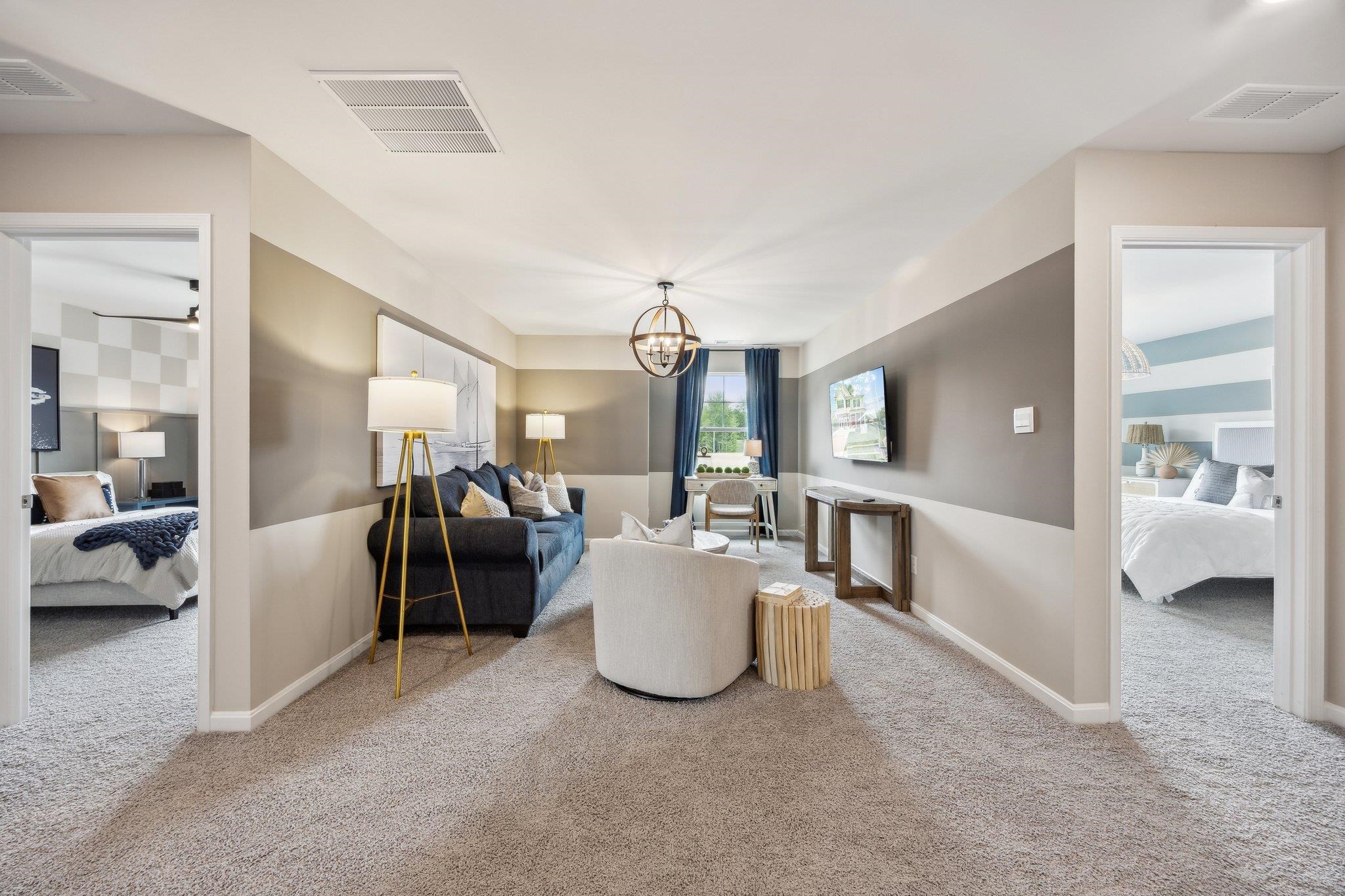 490 Rachel Drive Penn Laird, VA 22846 - Photo 29 of 30 a living room with furniture and a chandelier