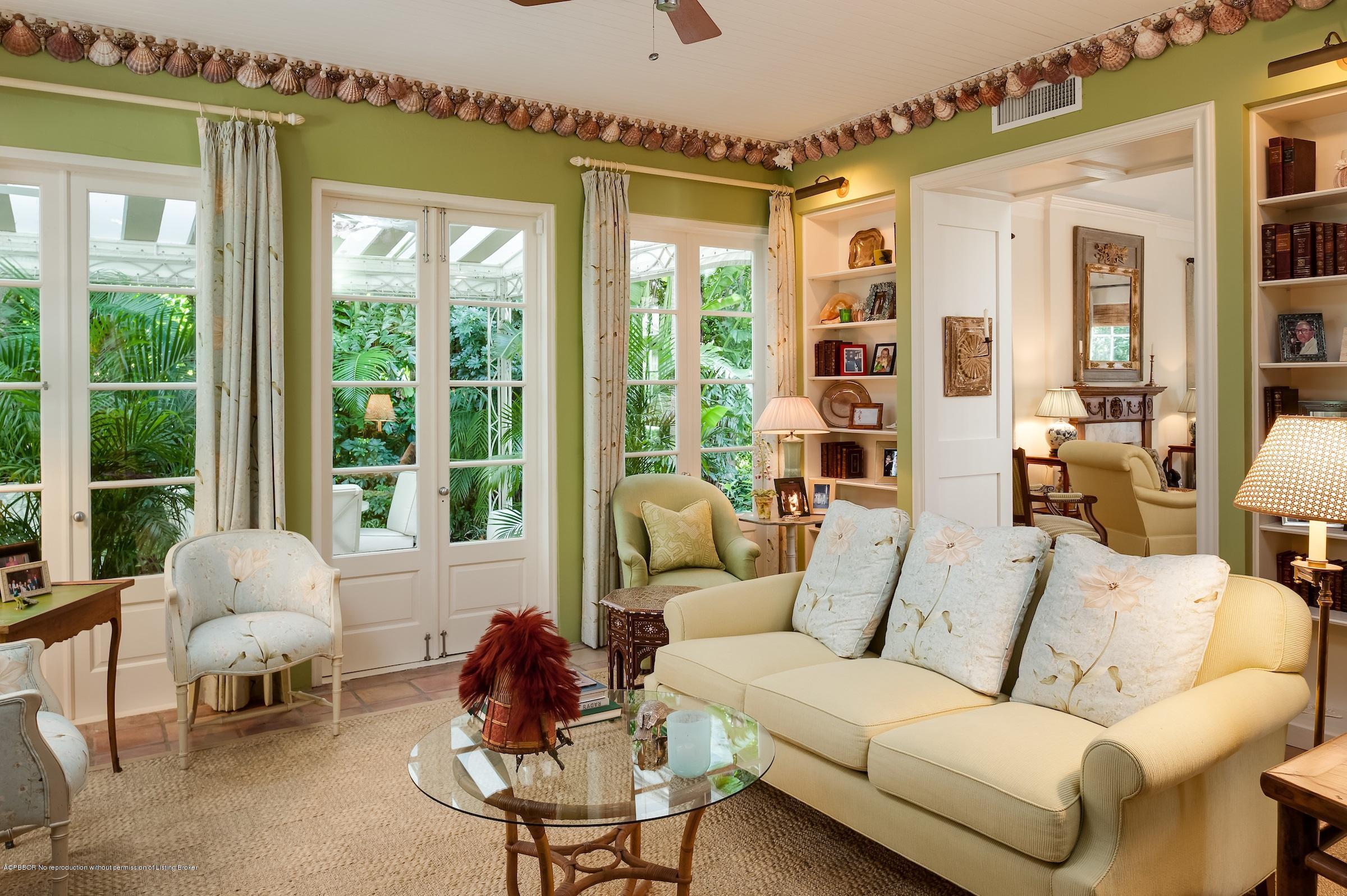 577 South County Road Palm Beach, FL 33480 - Photo 6 of 11 a living room with furniture and a large window