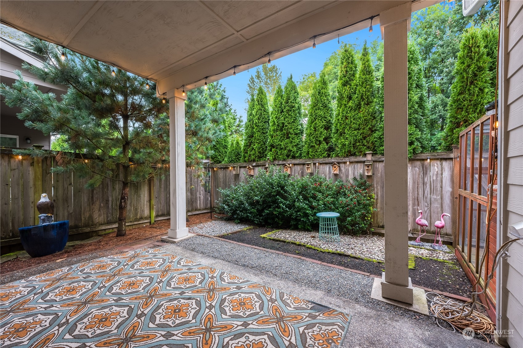 1321 173 Place Southeast Bothell, WA 98012 - Photo 23 of 25 a backyard of a house with lots of green space