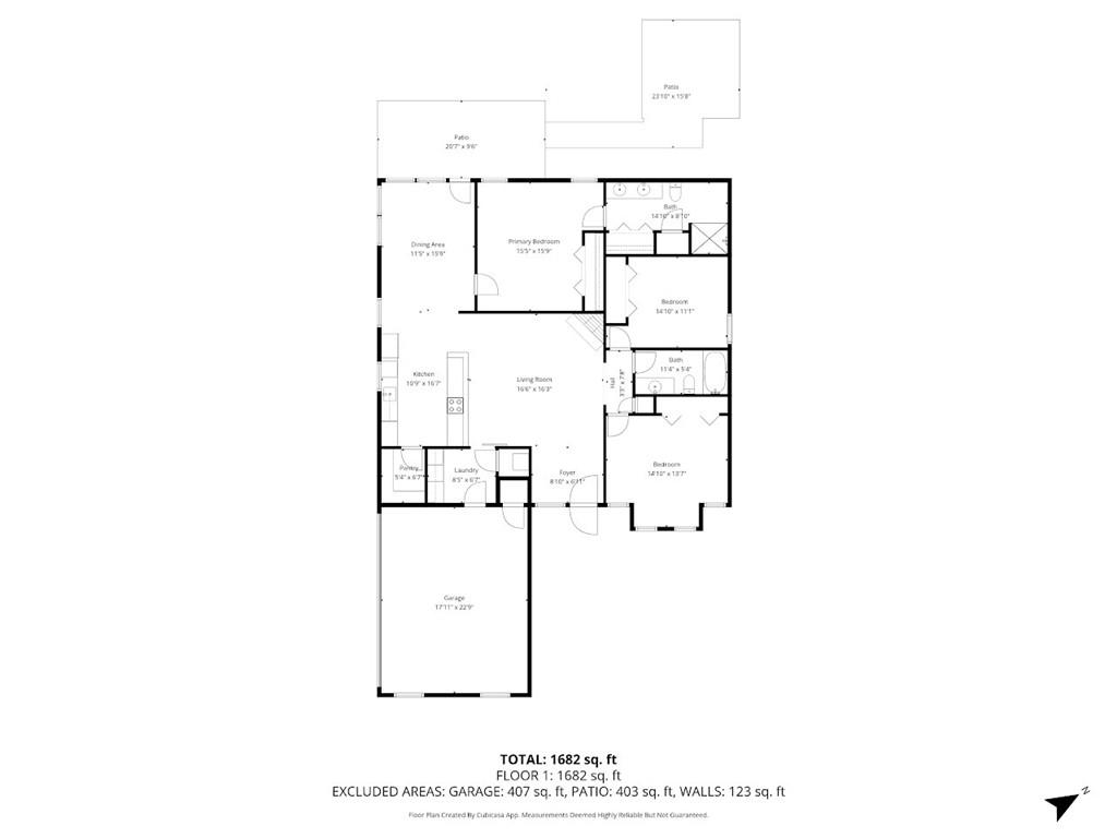 52 Castleman Road Carrollton, GA 30116 - Photo 34 of 35 a picture of a room with a white wall and a large window