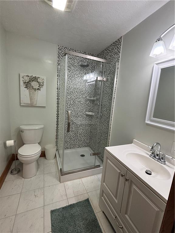 241 Lyons Road Claysville, PA 15323 - Photo 25 of 42 a bathroom with a sink mirror toilet and shower
