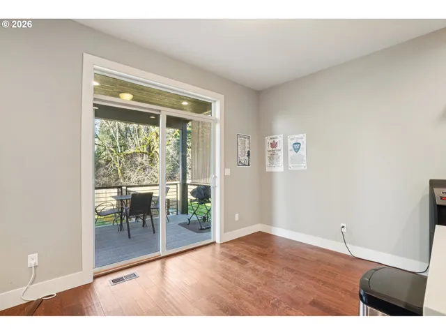 a view interior of a house wooden floor and windows