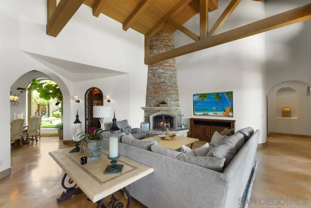 Encinitas, CA 92024 - Photo 10 of 25 a living room with fireplace furniture and a fireplace
